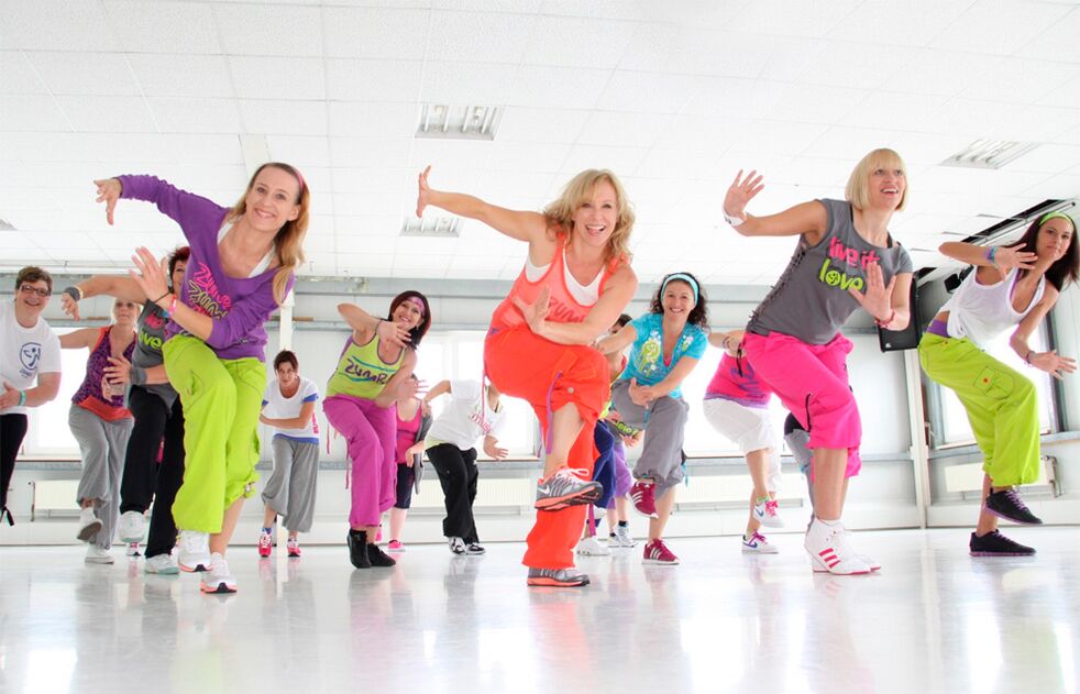 Zumba για μείωση των υπερβολικών θερμίδων